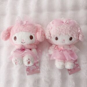 sanrio ♡ my melody and my sweet piano sakura plush set